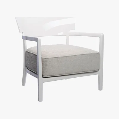 Amara Kartell - Cara Armchair - Ivory/Beige