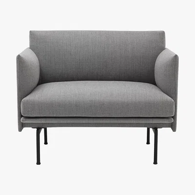 Amara Muuto - Outline Armchair - Fiord 151