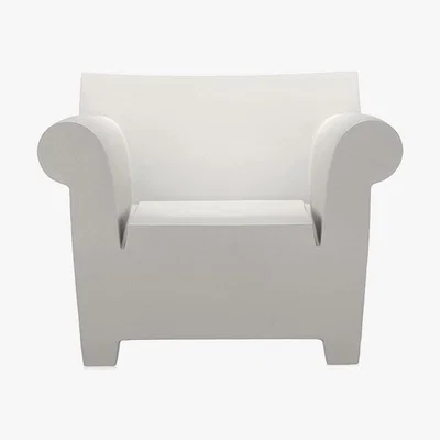 Amara Kartell - Bubble Club Armchair - Zinc White