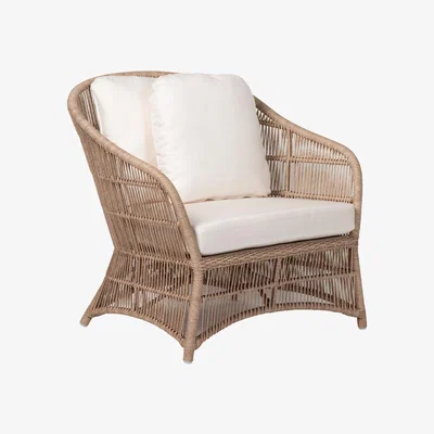 Amara Made Goods - Soma Lounge Chair - Natural/White
