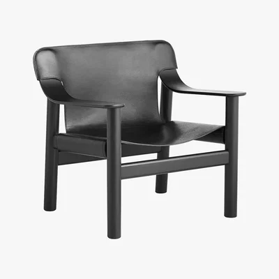 Amara HAY - Bernard Armchair - Black Leather