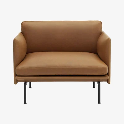 Amara Muuto - Outline Armchair - Cognac