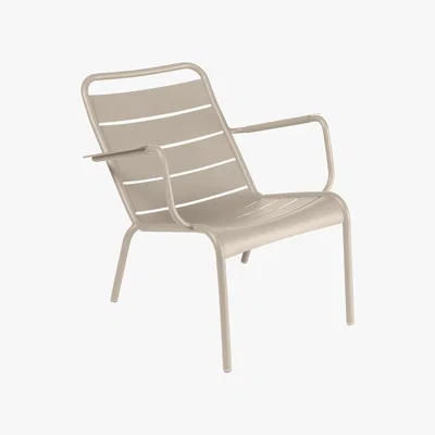 Amara Fermob - Luxembourg Low Armchair - Nutmeg