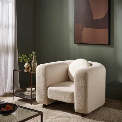 Atkin & Thyme Bonnie Curved Armchair