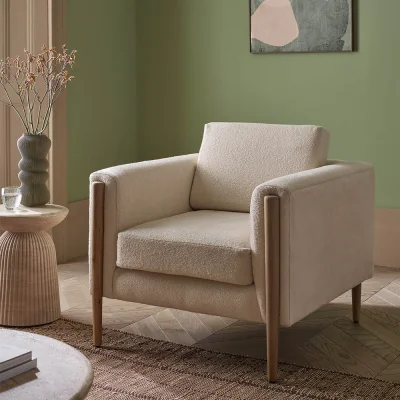 Atkin & Thyme Lexington Armchair in Linen Mix