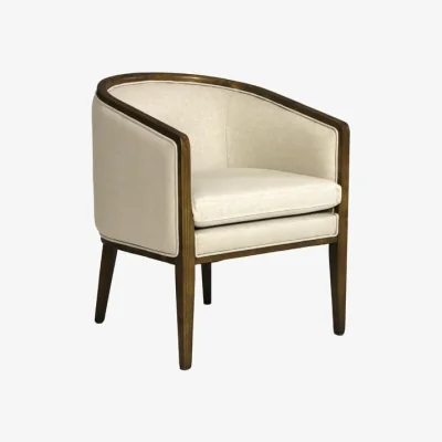 Andrew Martin Audrey Chair, Chair, Light Neutral - Andrew Martin Other Fabric