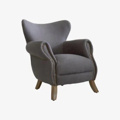 Andrew Martin Scholar Chair Grey, Chair - Andrew Martin Linen
