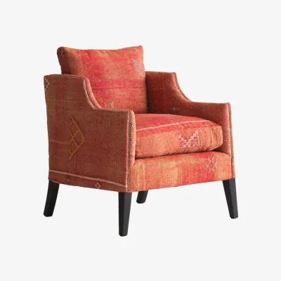 Andrew Martin Regal Chair Moroccan Orange, Chair - Andrew Martin Other Fabric