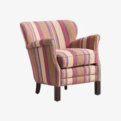 Andrew Martin Harrow Chair Las Salinas, Chair, Multicoloured - Andrew Martin Cotton