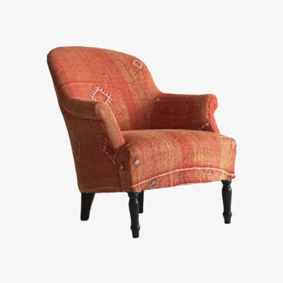 Andrew Martin Victoria Chair Moroccan Orange, Armchair - Andrew Martin