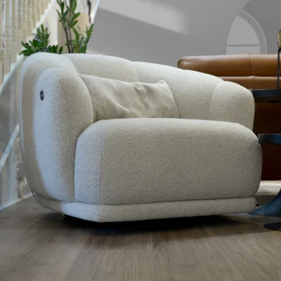 Arighi Bianchi Muse Swivel Chair with Built-in Speaker System