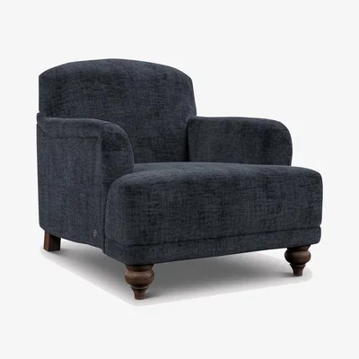Barker and Stonehouse English Heritage Rosa Accent Armchair, Black Fabric | Barker & Stonehouse