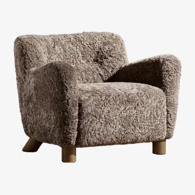 Barker and Stonehouse Timothy Oulton Ryeland Armchair, Brown Leather | Barker & Stonehouse
