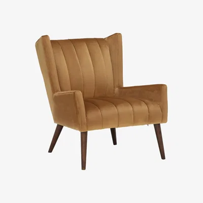 Barker and Stonehouse Ellis Armchair, Orange Fabric | Barker & Stonehouse