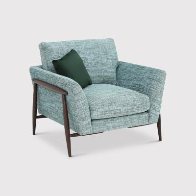 Barker and Stonehouse Ercol Forli Armchair, Green Fabric | Barker & Stonehouse