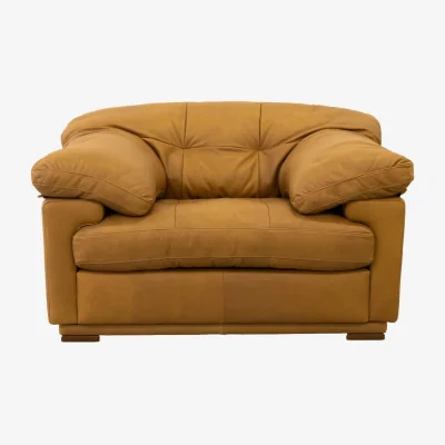 Barker and Stonehouse Langley Armchair, Brown Leather | Barker & Stonehouse