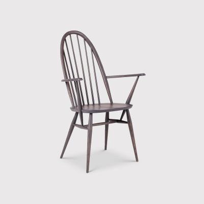 Barker and Stonehouse L.Ercolani Utility High Back Armchair, Brown | Barker & Stonehouse