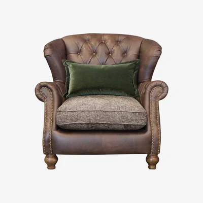 Barker and Stonehouse Melville Accent Armchair, 776 Leather | Barker & Stonehouse