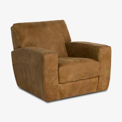 Barker and Stonehouse Kansas Swivel Armchair, Brown | Barker & Stonehouse