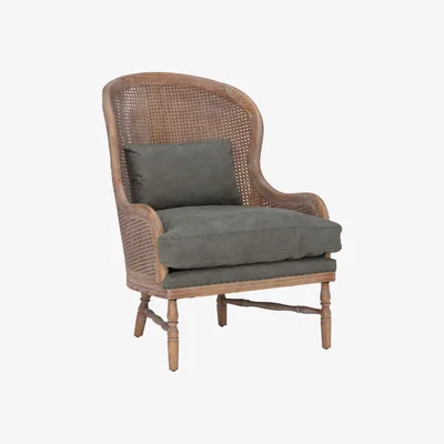 Barker and Stonehouse Linnea Armchair, Green Fabric | Barker & Stonehouse