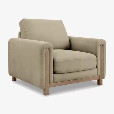 Barker and Stonehouse Reynard Armchair, Neutral Fabric | Barker & Stonehouse