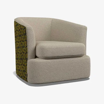 Barker and Stonehouse Orla Kiely Callan Swivel Armchair | Barker & Stonehouse
