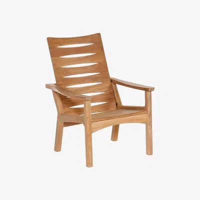 Barker and Stonehouse Barlow Tyrie Monterey Deep Seating Garden Armchair, Brown Wood | Barker & Stonehouse