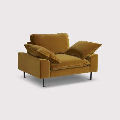 Barker and Stonehouse Titan Armchair, Gold | Barker & Stonehouse