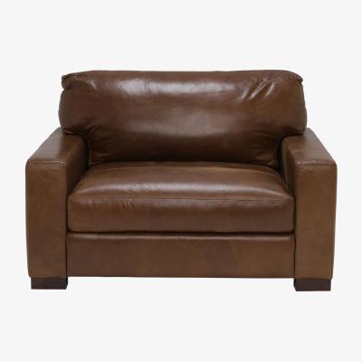 Barker and Stonehouse Lorenza Leather Maxi Chair, Fibre Seats
