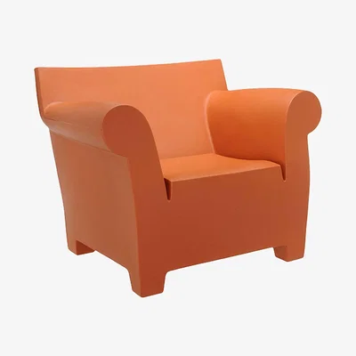 Barker and Stonehouse Kartell Bubble Club Armchair, Orange | Barker & Stonehouse