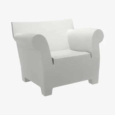 Barker and Stonehouse Kartell Bubble Armchair, White | Barker & Stonehouse
