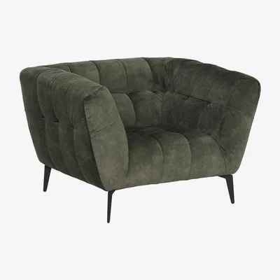 Barker and Stonehouse Azalea Armchair, Green | Barker & Stonehouse