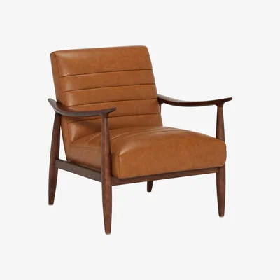 Barker and Stonehouse Hockney Armchair, Brown | Barker & Stonehouse