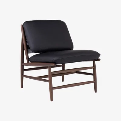 Barker and Stonehouse L.Ercolani Von Armchair, Neutral Walnut Wood | Barker & Stonehouse