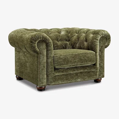 Barker and Stonehouse Everett Club Armchair, Green | Barker & Stonehouse