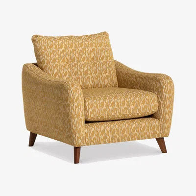 Barker and Stonehouse Castleton Armchair, Orange Fabric | Barker & Stonehouse