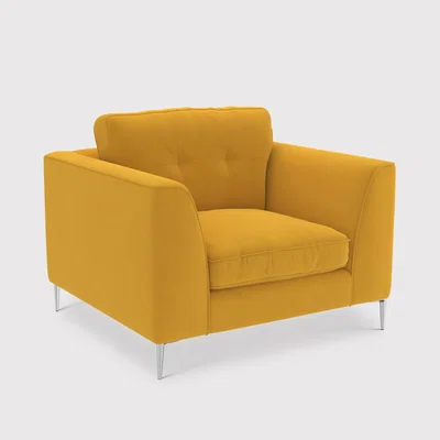 Barker and Stonehouse Conza Armchair, Orange Fabric | Barker & Stonehouse