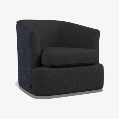 Barker and Stonehouse Orla Kiely Callan Swivel Armchair | Barker & Stonehouse