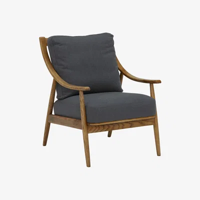 Barker and Stonehouse Runa Armchair, Grey | Barker & Stonehouse