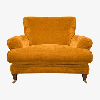 Barker and Stonehouse Durant Standard Armchair, Yellow Fabric | Barker & Stonehouse