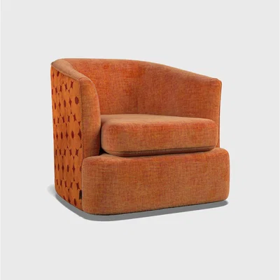 Barker and Stonehouse Orla Kiely Callan Swivel Armchair Fabric | Barker & Stonehouse