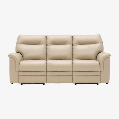 Barker and Stonehouse Parker Knoll Hudson 3 Seater Recliner Sofa, Leather