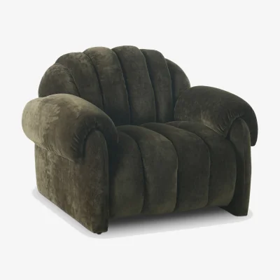 Barker and Stonehouse Segovia Armchair, Green Fabric | Barker & Stonehouse