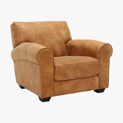 Barker and Stonehouse Houston Leather Armchair