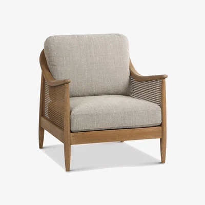 Barker and Stonehouse Yardley Armchair, Grey Fabric | Barker & Stonehouse