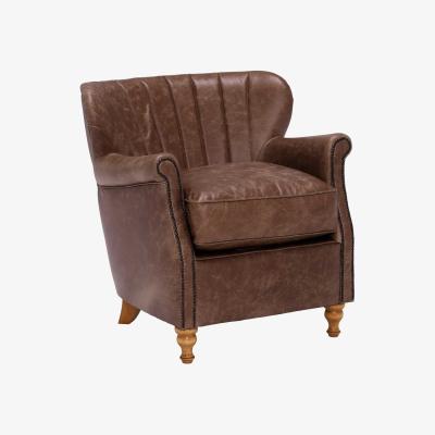 Barker and Stonehouse Hamilton Leather Armchair, Brown | Barker & Stonehouse