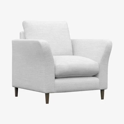 Barker and Stonehouse Rowena Armchair, White Fabric | Barker & Stonehouse