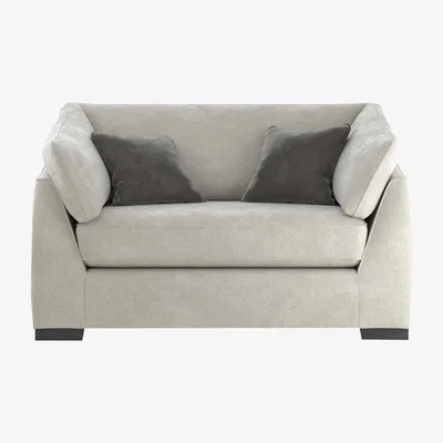 Barker and Stonehouse Borelly Snuggle Chair, Dolce Magnesium