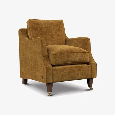 Barker and Stonehouse English Heritage Quarry Standard Armchair, Gold Fabric | Barker & Stonehouse