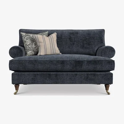 Barker and Stonehouse English Heritage Finch Cuddler Standard Back, Blue Fabric | Barker & Stonehouse